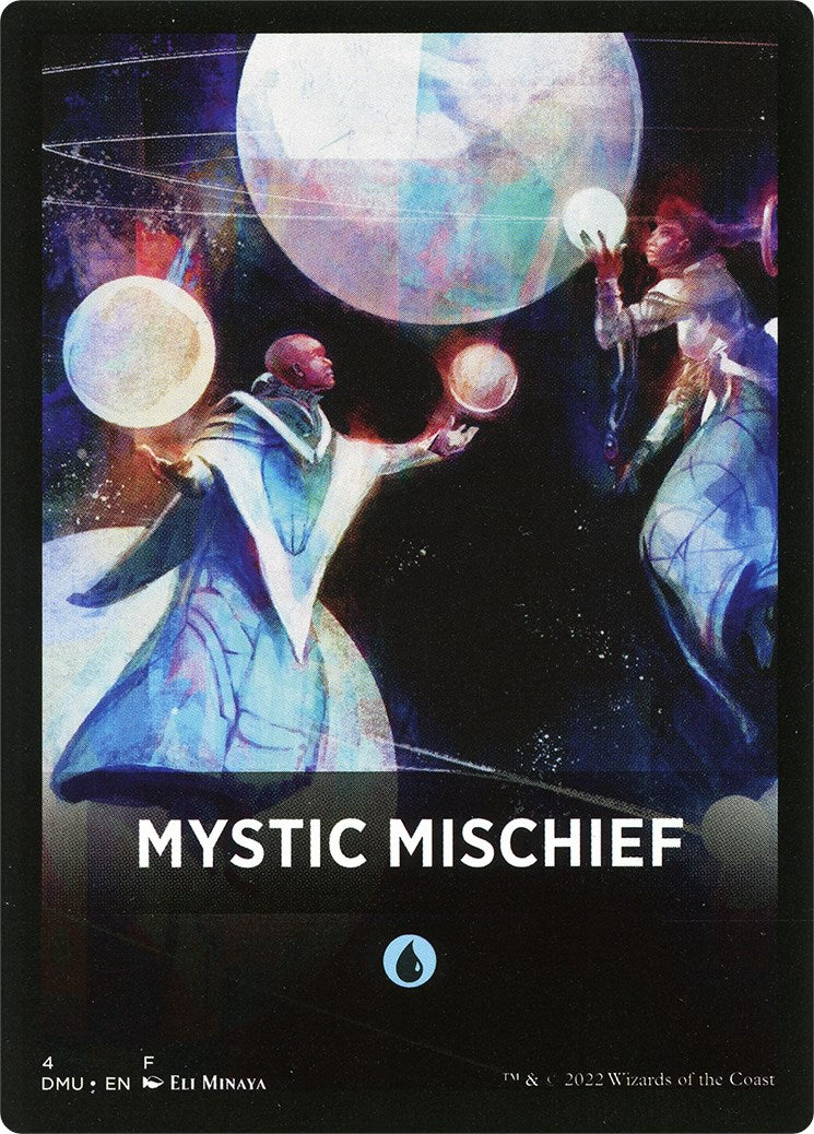 Mystic Mischief Theme Card [Dominaria United Tokens] | Exor Games New Glasgow