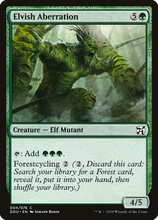 Elvish Aberration [Duel Decks: Elves vs. Inventors] | Exor Games New Glasgow