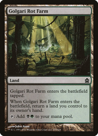 Golgari Rot Farm [Commander 2011] | Exor Games New Glasgow