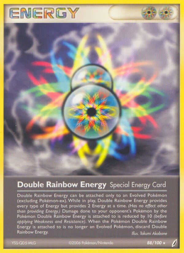 Double Rainbow Energy (88/100) [EX: Crystal Guardians] | Exor Games New Glasgow