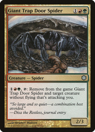 Giant Trap Door Spider [Coldsnap Theme Decks] | Exor Games New Glasgow