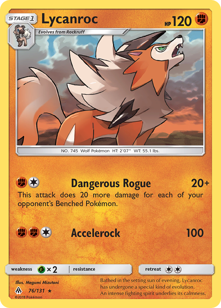 Lycanroc (76/131) [Sun & Moon: Forbidden Light] | Exor Games New Glasgow