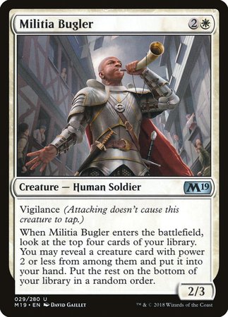 Militia Bugler [Core Set 2019] | Exor Games New Glasgow