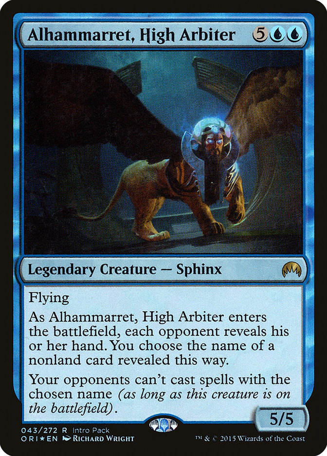 Alhammarret, High Arbiter [Magic Origins Promos] | Exor Games New Glasgow