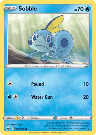 Sobble (055/202) (Premium Collection) [Sword & Shield: Base Set] | Exor Games New Glasgow