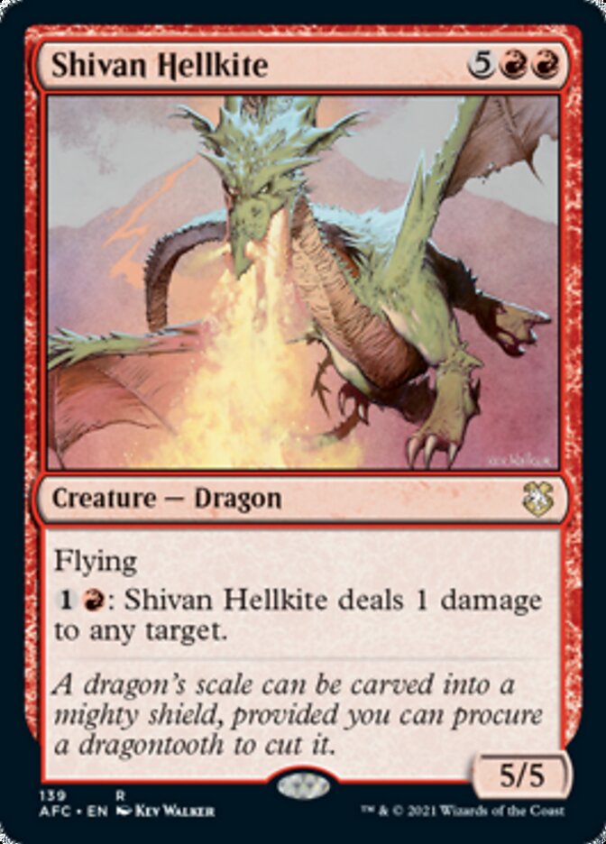 Shivan Hellkite [Dungeons & Dragons: Adventures in the Forgotten Realms Commander] | Exor Games New Glasgow