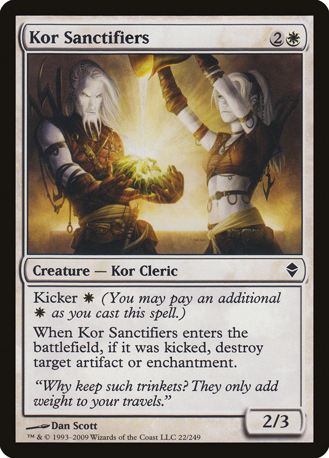 Kor Sanctifiers [Zendikar] | Exor Games New Glasgow