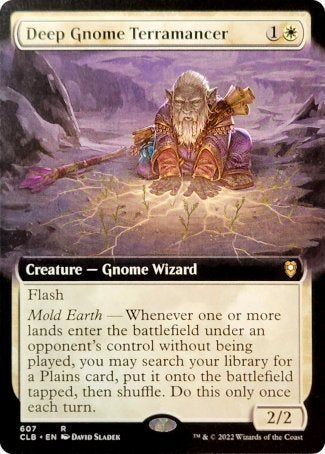 Deep Gnome Terramancer (Extended Art) [Commander Legends: Battle for Baldur's Gate] | Exor Games New Glasgow