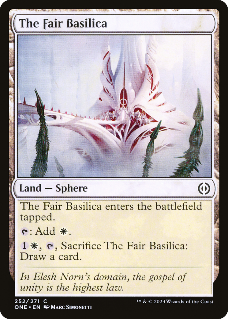 The Fair Basilica [Phyrexia: All Will Be One] | Exor Games New Glasgow