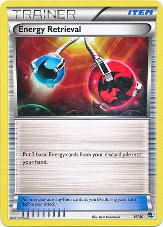 Energy Retrieval (16/30) [Black & White: Trainer Kit - Zoroark] | Exor Games New Glasgow