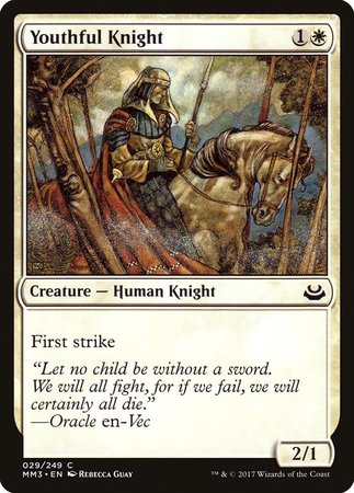 Youthful Knight [Modern Masters 2017] | Exor Games New Glasgow