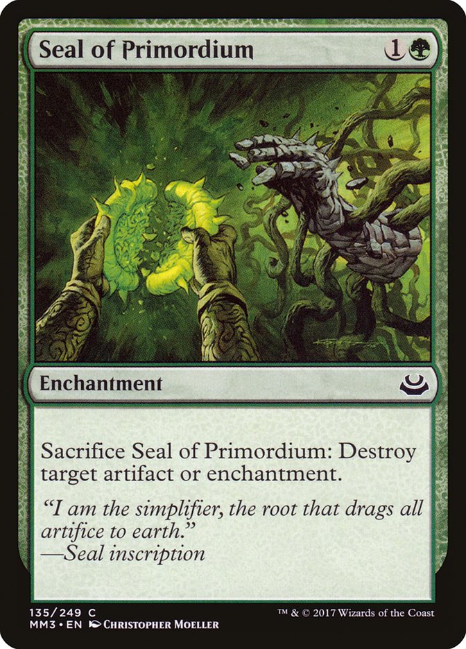 Seal of Primordium [Modern Masters 2017] | Exor Games New Glasgow