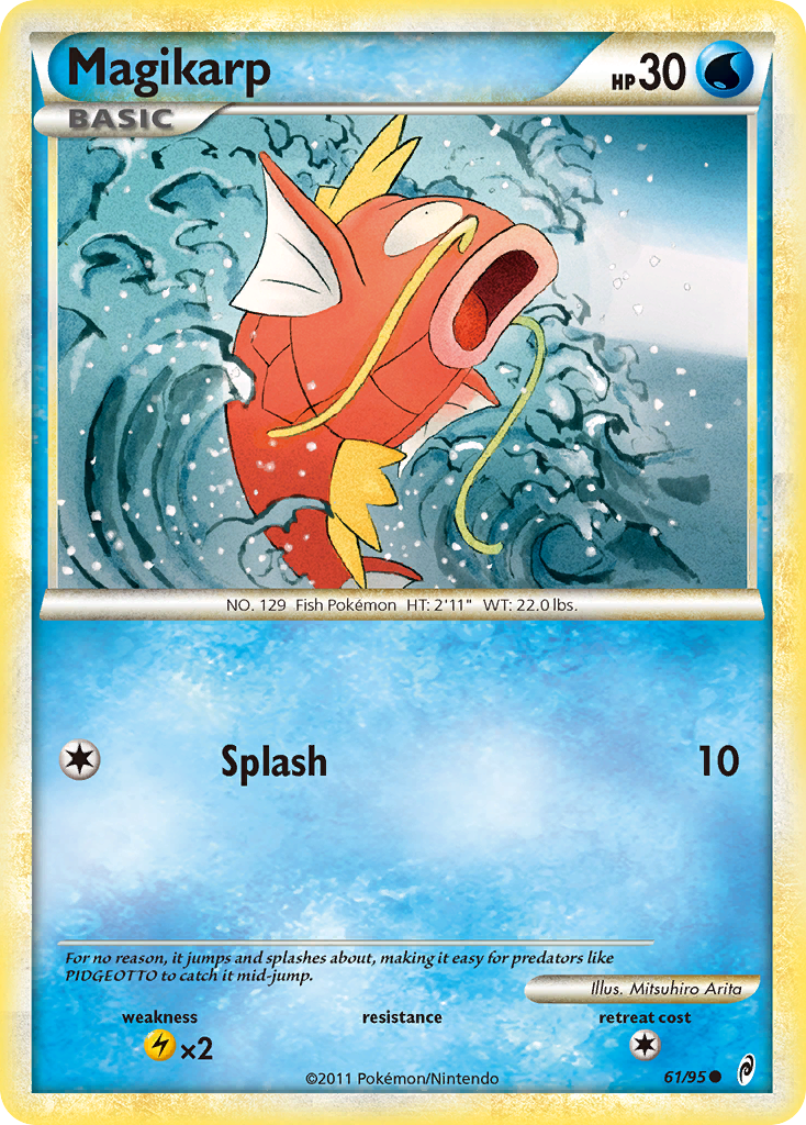 Magikarp (61/95) [HeartGold & SoulSilver: Call of Legends] | Exor Games New Glasgow