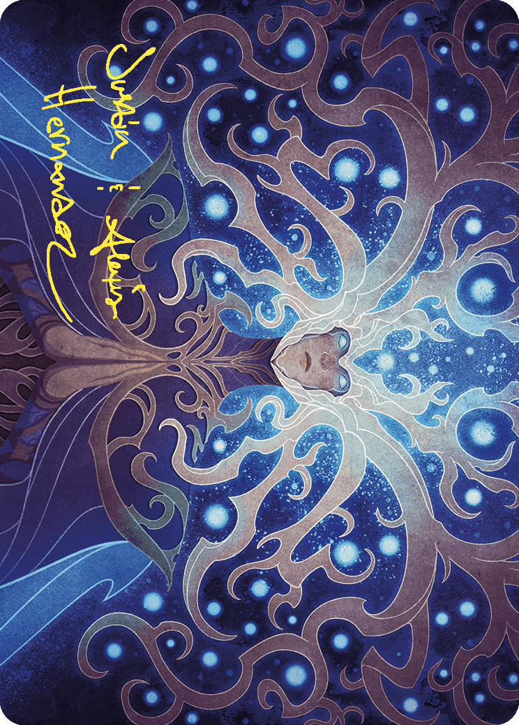 Omniscience Art Card (Gold-Stamped Signature) [Wilds of Eldraine Art Series] | Exor Games New Glasgow