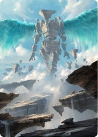 Celestial Colonnade Art Card [Zendikar Rising Art Series] | Exor Games New Glasgow