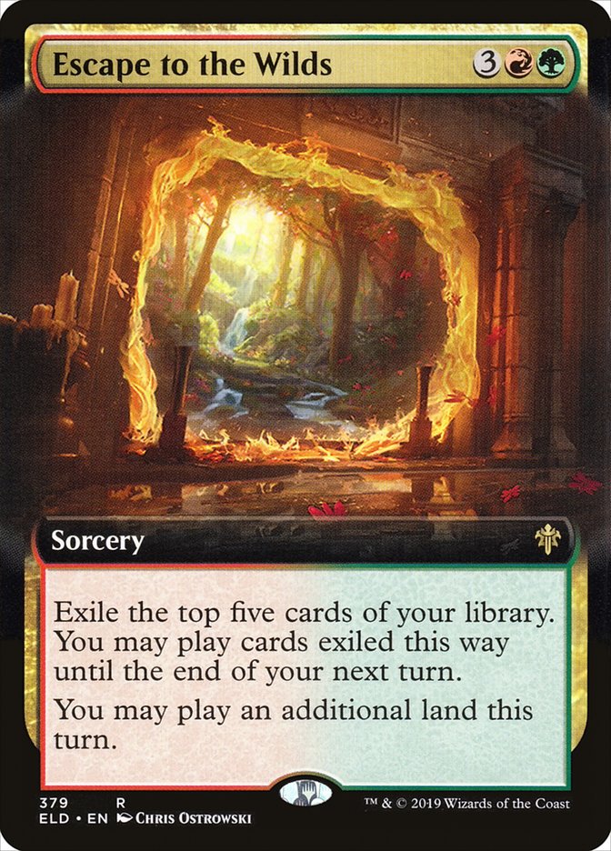 Escape to the Wilds (Extended Art) [Throne of Eldraine] | Exor Games New Glasgow