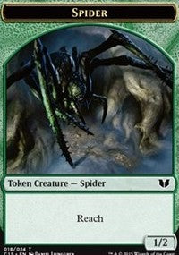 Spider // Wolf Double-Sided Token [Commander 2015 Tokens] | Exor Games New Glasgow