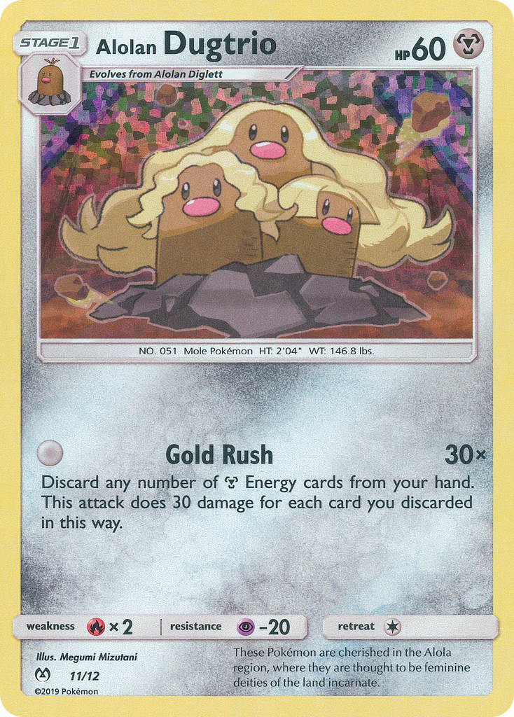 Alolan Dugtrio (11/12) [McDonald's Promos: 2019 Collection] | Exor Games New Glasgow