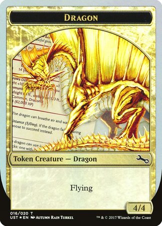 Gold Dragon Token [Unstable Tokens] | Exor Games New Glasgow