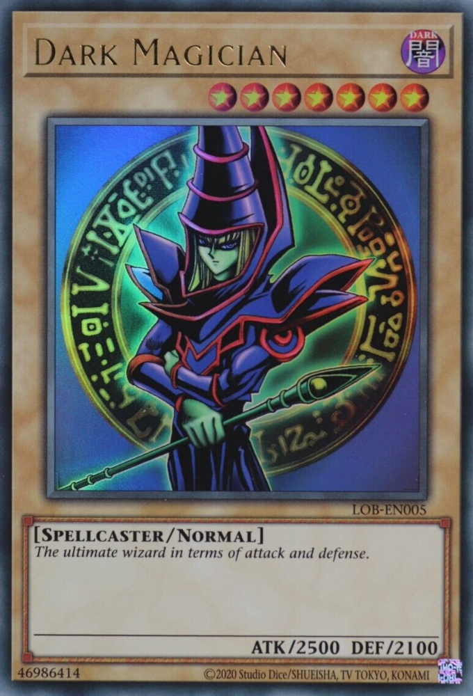 Dark Magician (25th Anniversary) [LOB-EN005] Ultra Rare | Exor Games New Glasgow