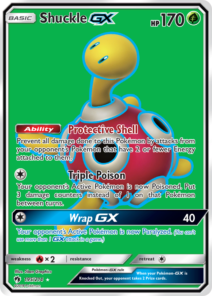 Shuckle GX (195/214) [Sun & Moon: Lost Thunder] | Exor Games New Glasgow