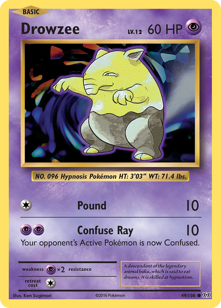 Drowzee (49/108) [XY: Evolutions] | Exor Games New Glasgow