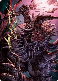 Dream Devourer Art Card (Gold-Stamped Signature) [Kaldheim: Art Series] | Exor Games New Glasgow