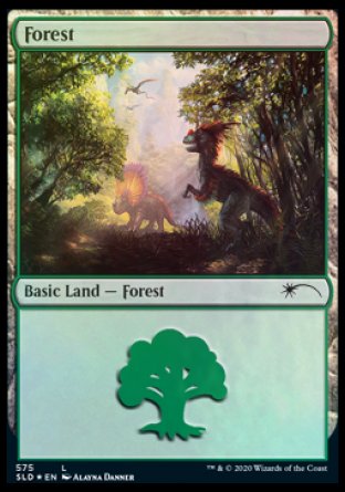 Forest (Dinosaurs) (575) [Secret Lair Drop Promos] | Exor Games New Glasgow