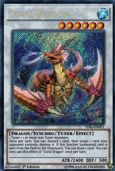 Coral Dragon [TDIL-EN051] Secret Rare | Exor Games New Glasgow