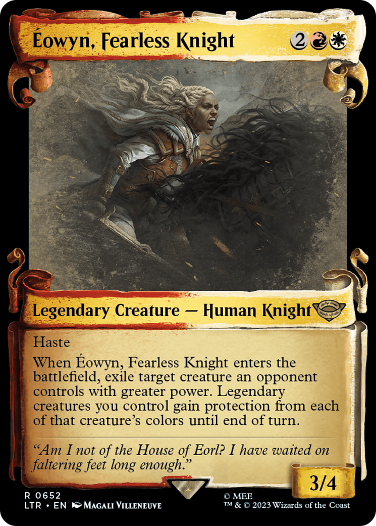 Eowyn, Fearless Knight [The Lord of the Rings: Tales of Middle-Earth Showcase Scrolls] | Exor Games New Glasgow