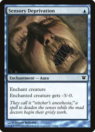 Sensory Deprivation [Innistrad] | Exor Games New Glasgow
