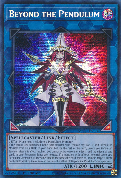 Beyond the Pendulum [MP23-EN087] Prismatic Secret Rare | Exor Games New Glasgow