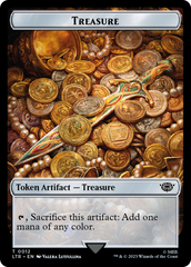 Treasure // Wraith Double-Sided Token [The Lord of the Rings: Tales of Middle-Earth Commander Tokens] | Exor Games New Glasgow