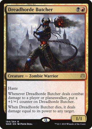 Dreadhorde Butcher [War of the Spark] | Exor Games New Glasgow