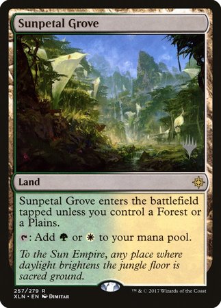 Sunpetal Grove [Ixalan Promos] | Exor Games New Glasgow