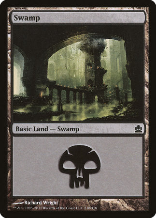 Swamp (310) [Commander 2011] | Exor Games New Glasgow