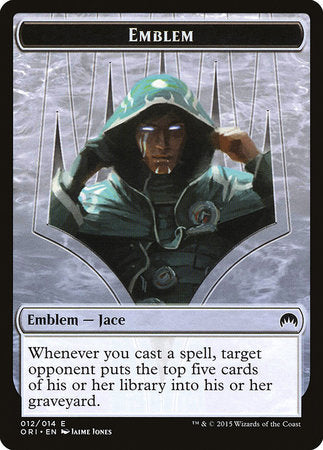 Emblem - Jace, Telepath Unbound [Magic Origins Tokens] | Exor Games New Glasgow