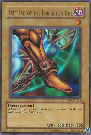 Left Leg of the Forbidden One [LOB-EN121] Ultra Rare | Exor Games New Glasgow