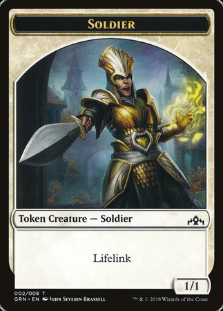 Soldier Token [Guilds of Ravnica Tokens] | Exor Games New Glasgow