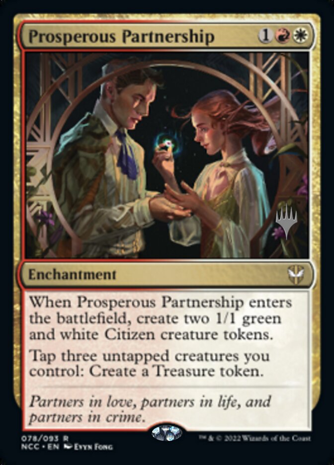 Prosperous Partnership (Promo Pack) [Streets of New Capenna Commander Promos] | Exor Games New Glasgow