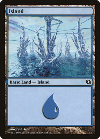 Island (77) [Duel Decks: Elspeth vs. Tezzeret] | Exor Games New Glasgow