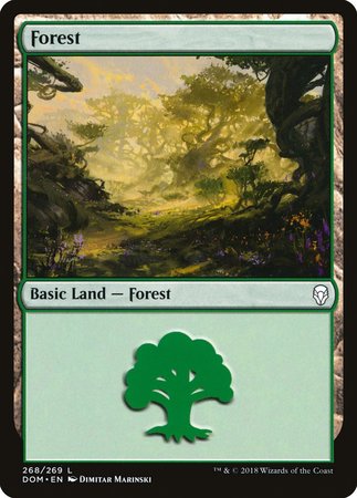 Forest (268) [Dominaria] | Exor Games New Glasgow