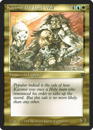 Kasimir the Lone Wolf [Legends] | Exor Games New Glasgow