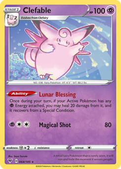 Clefable (064/185) [Sword & Shield: Vivid Voltage] | Exor Games New Glasgow