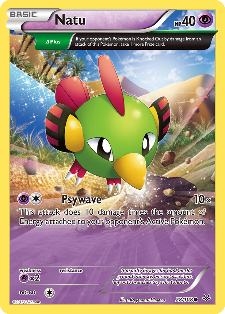 Natu (28/108) [XY: Roaring Skies] | Exor Games New Glasgow