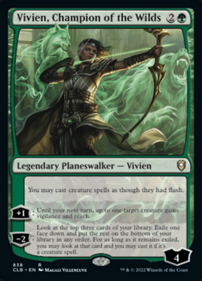 Vivien, Champion of the Wilds [Commander Legends: Battle for Baldur's Gate] | Exor Games New Glasgow