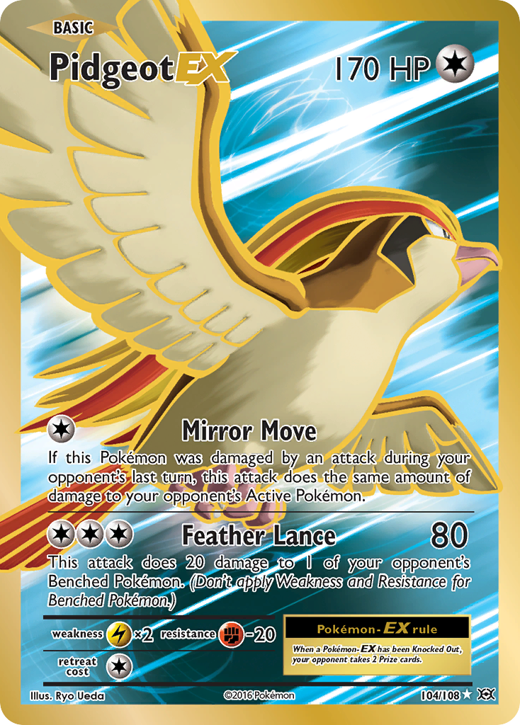 Pidgeot EX (104/108) [XY: Evolutions] | Exor Games New Glasgow