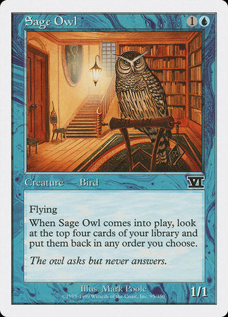 Sage Owl [Classic Sixth Edition] | Exor Games New Glasgow