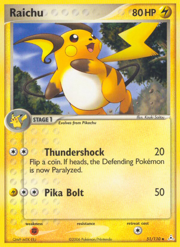 Raichu (51/110) [EX: Holon Phantoms] | Exor Games New Glasgow