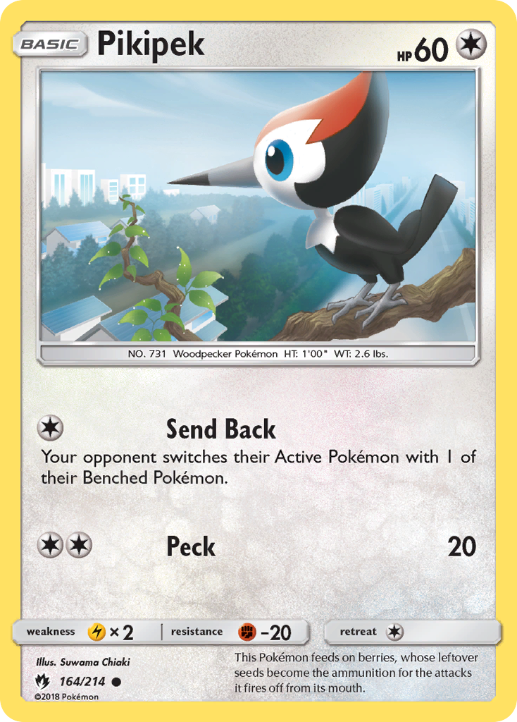 Pikipek (164/214) [Sun & Moon: Lost Thunder] | Exor Games New Glasgow